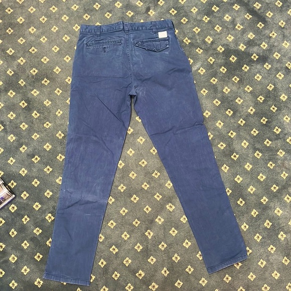 DEUS EX MACHINA navy blue men’s slim fit chino pants size 31 - Picture 4 of 4